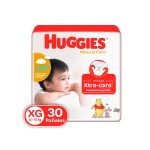 Imagen de HUGGIES NATURAL CARE XG / 4 X 30 PAÑALES