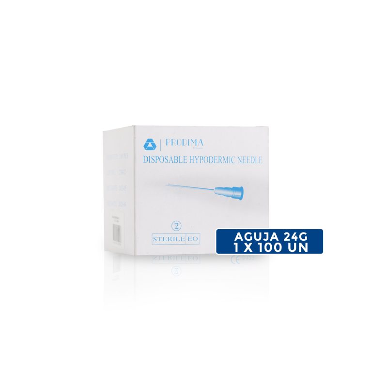 Imagen de AGUJA DESCARTABLE 24G X 1 X UN