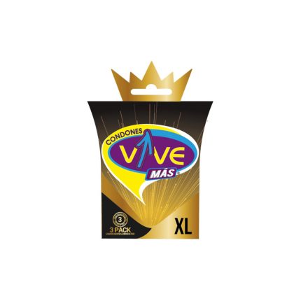 Imagen de VIVE XL CAJA X 3 CONDONES