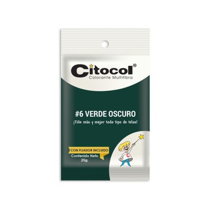Imagen de CITOCOL VERDE OSCURO #6 SOBRE X 25G