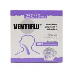 VENTIFLU 250/50 MCG POLVO PARA INHALACION ORAL X 60 DOSIS