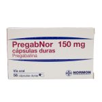 PREGABNOR 150MG X 56 CAPSULAS DURAS