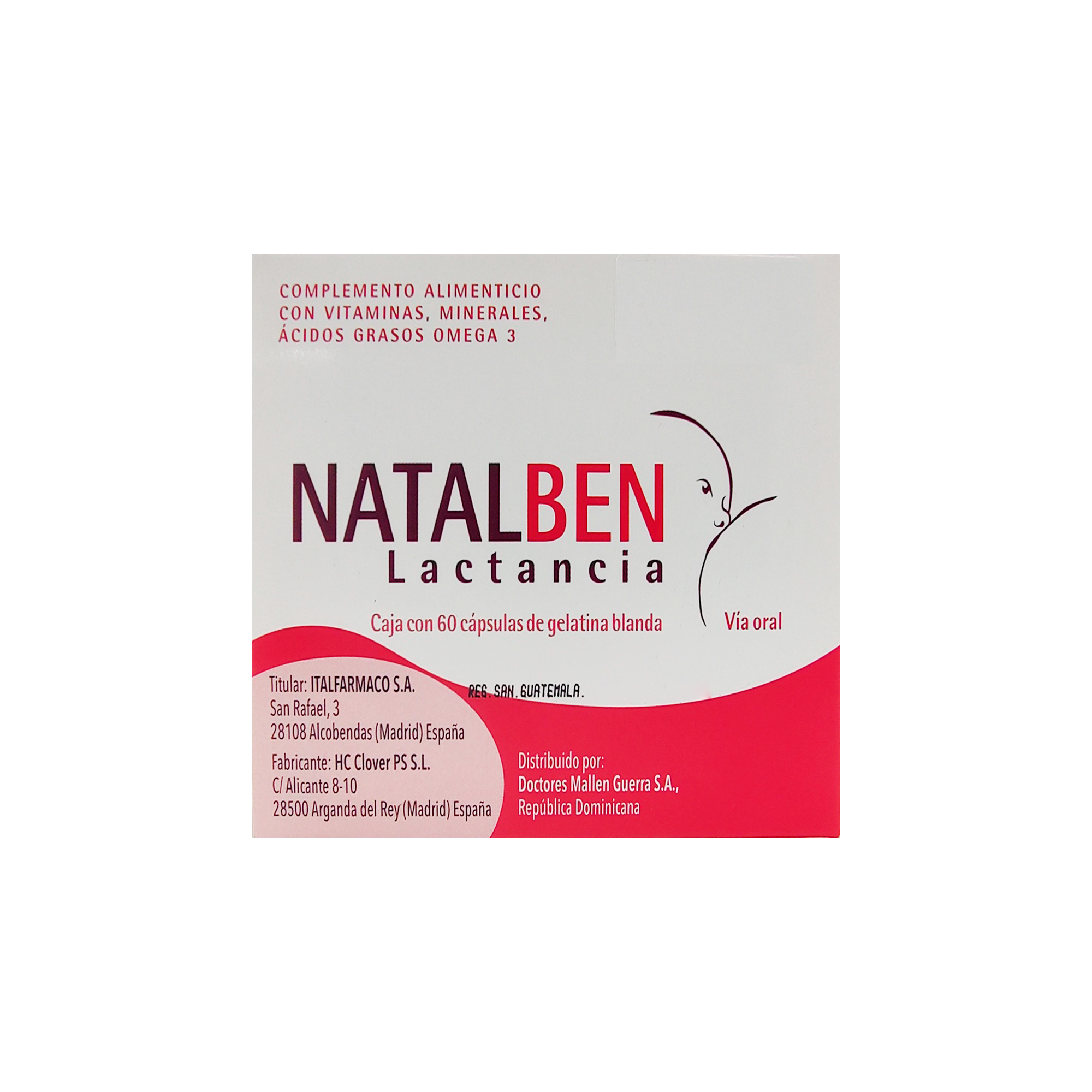 1018362 NATALBEN LACTANCIA X 60 CAPSULAS - Imagen 1