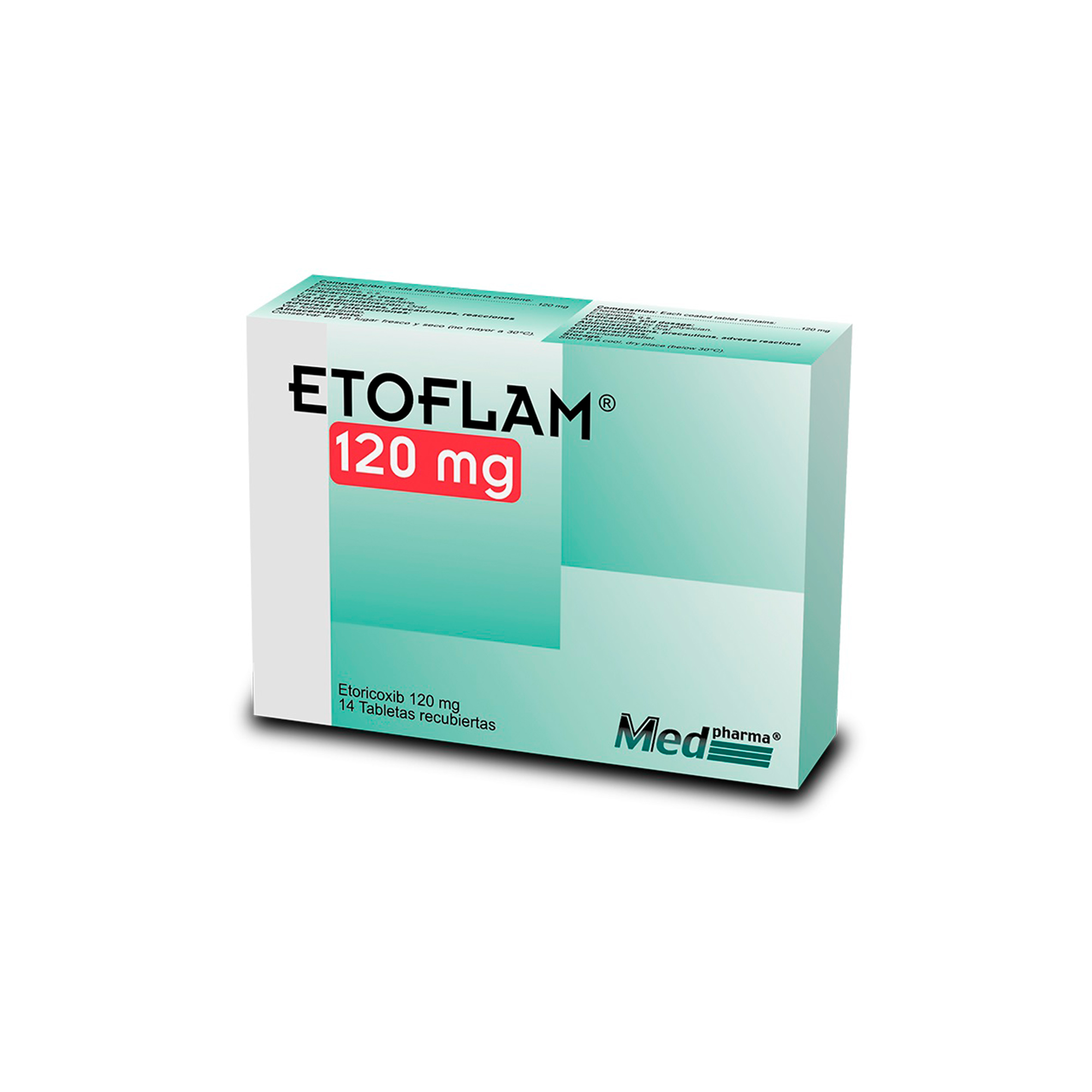 1018365 ETOFLAM 120MG X 14 COMPRIMIDOS +7 GRATIS - Imagen 1