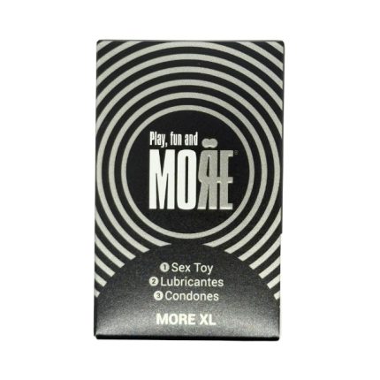 PRESERVATIVO MORE XL KIT PLAY FUN