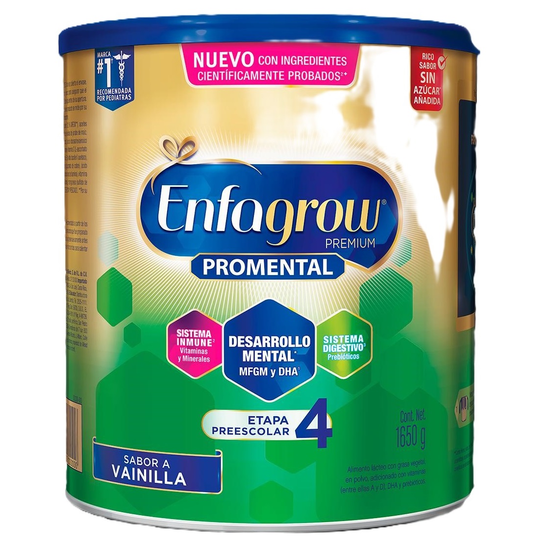 1018464 ENFAGROW 4 PROMENTAL X 1650G VAINILLA - Imagen 1