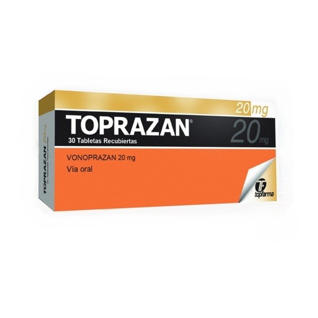 1018475 TOPRAZAN 20MG X 30 TABLETAS RECUBIERTAS - Imagen 1