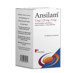 ANSILAM 5MG/1.25MG/5MG X 30 TABLETAS