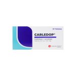 CARLEDOP 25MG+250MG X 30 TABLETAS