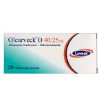 OLCARVECK D 40/25MG X 30 TABLETAS RECUB