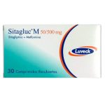 SITAGLUC M 50/500MG X 30 COMPRIMIDOS