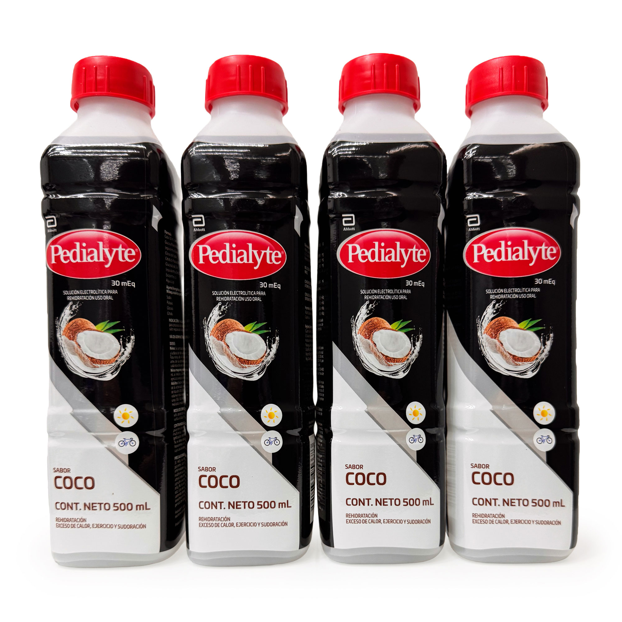 1018614 PEDIALYTE 30 COCO 500ML 4 PACK - Imagen 1